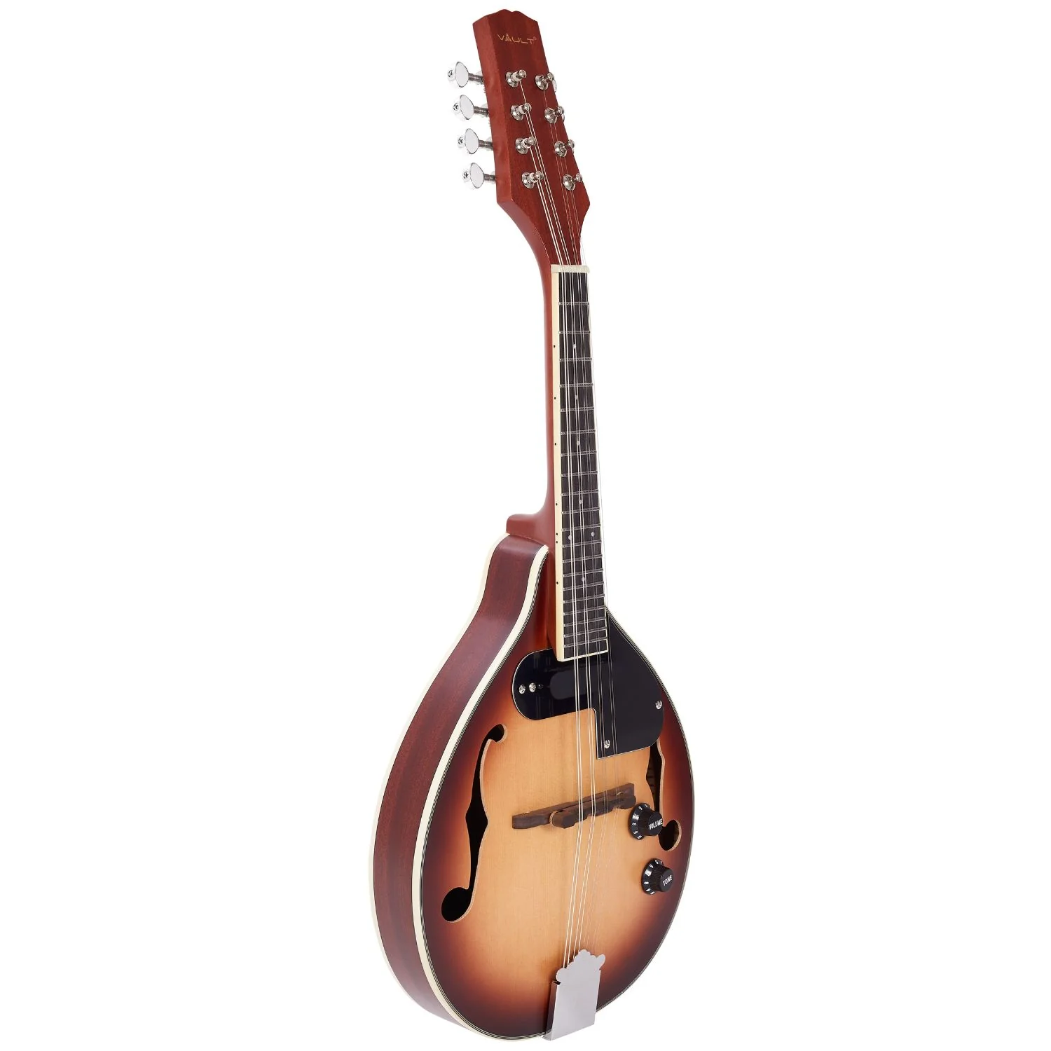 Vault Sajni A-Style Solid Spruce Top Electro-Acoustic Mandolin – Tobacco Sunburst, with EQ & Bag - Image 6