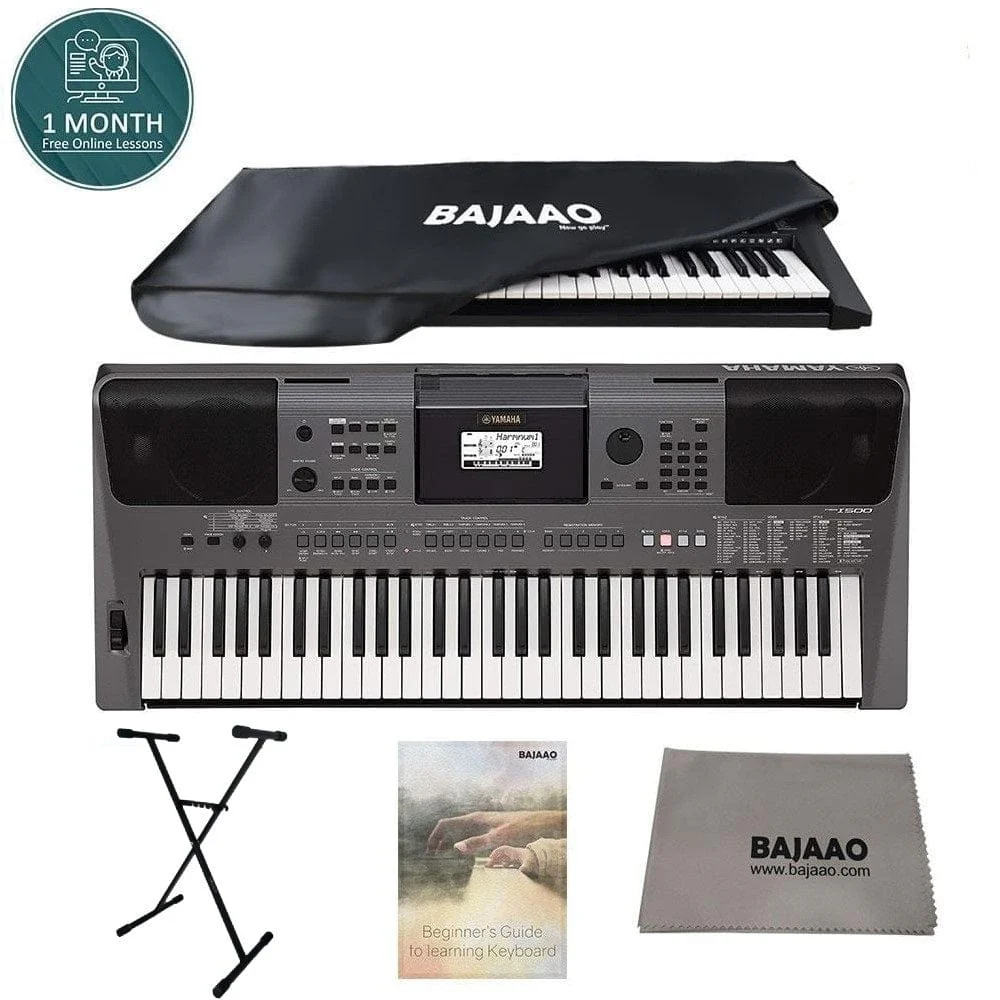 Yamaha PSR-I500 61-Key Portable Keyboard with Power Adapter - Image 9