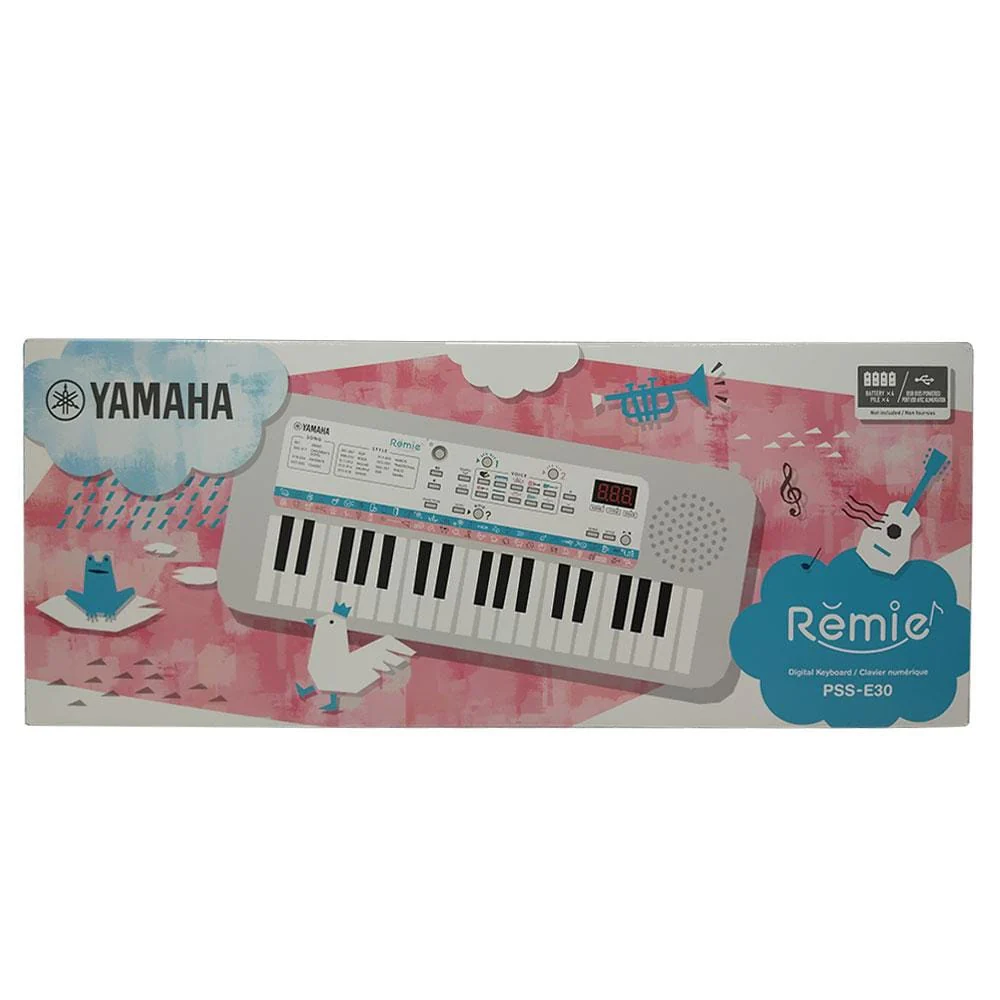 Yamaha Remie PSS E30 Kids Compact 37 Key Portable Keyboard with Gigbag, Colouring Book & Crayons - Image 11